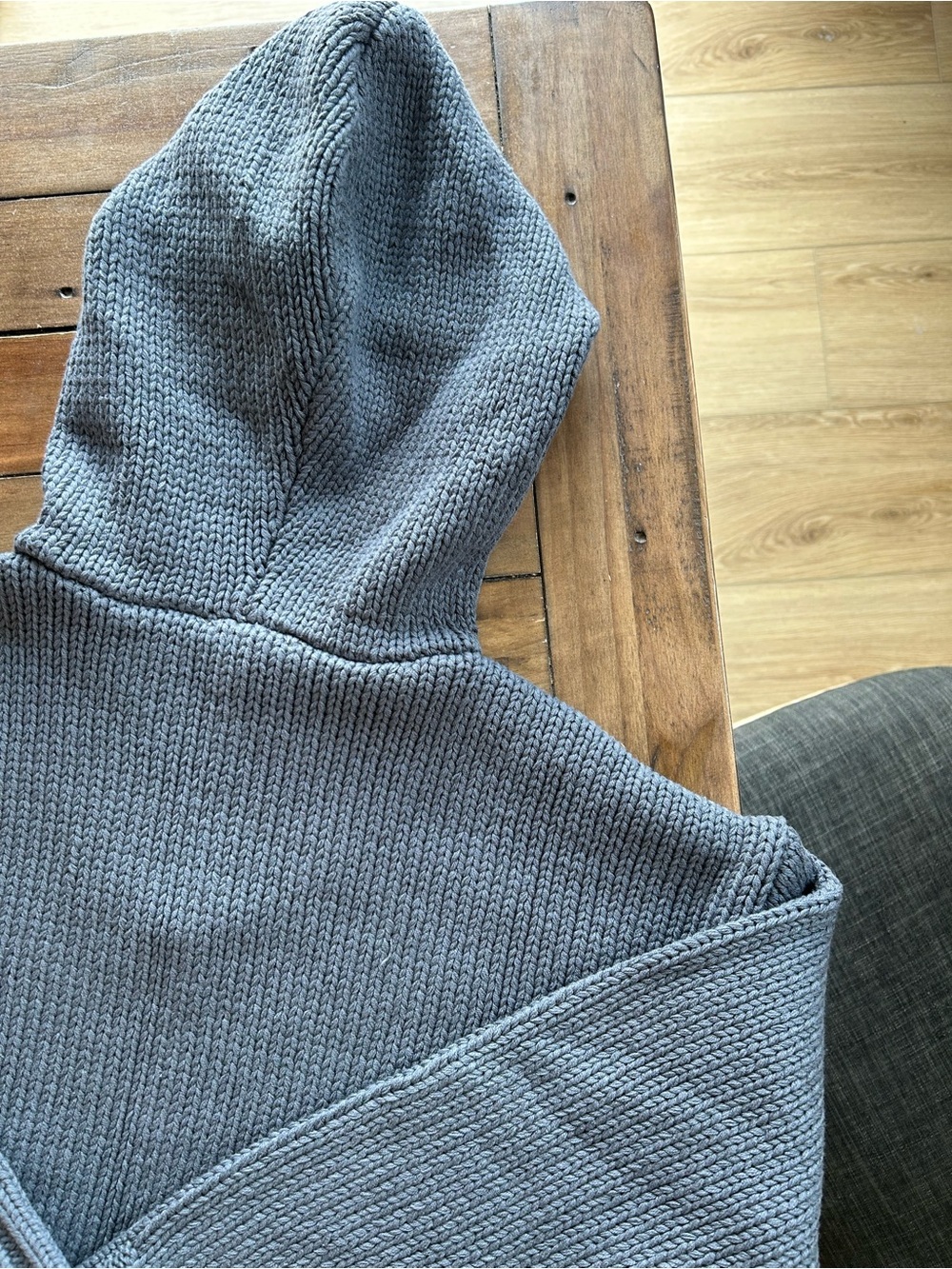 Haven Well Within Cotton Blend Pocket Sweater Hoodie M - Picture 10 of 11